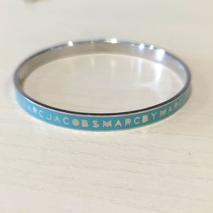 Marc by Marc Jacobs turquoise silver bangle